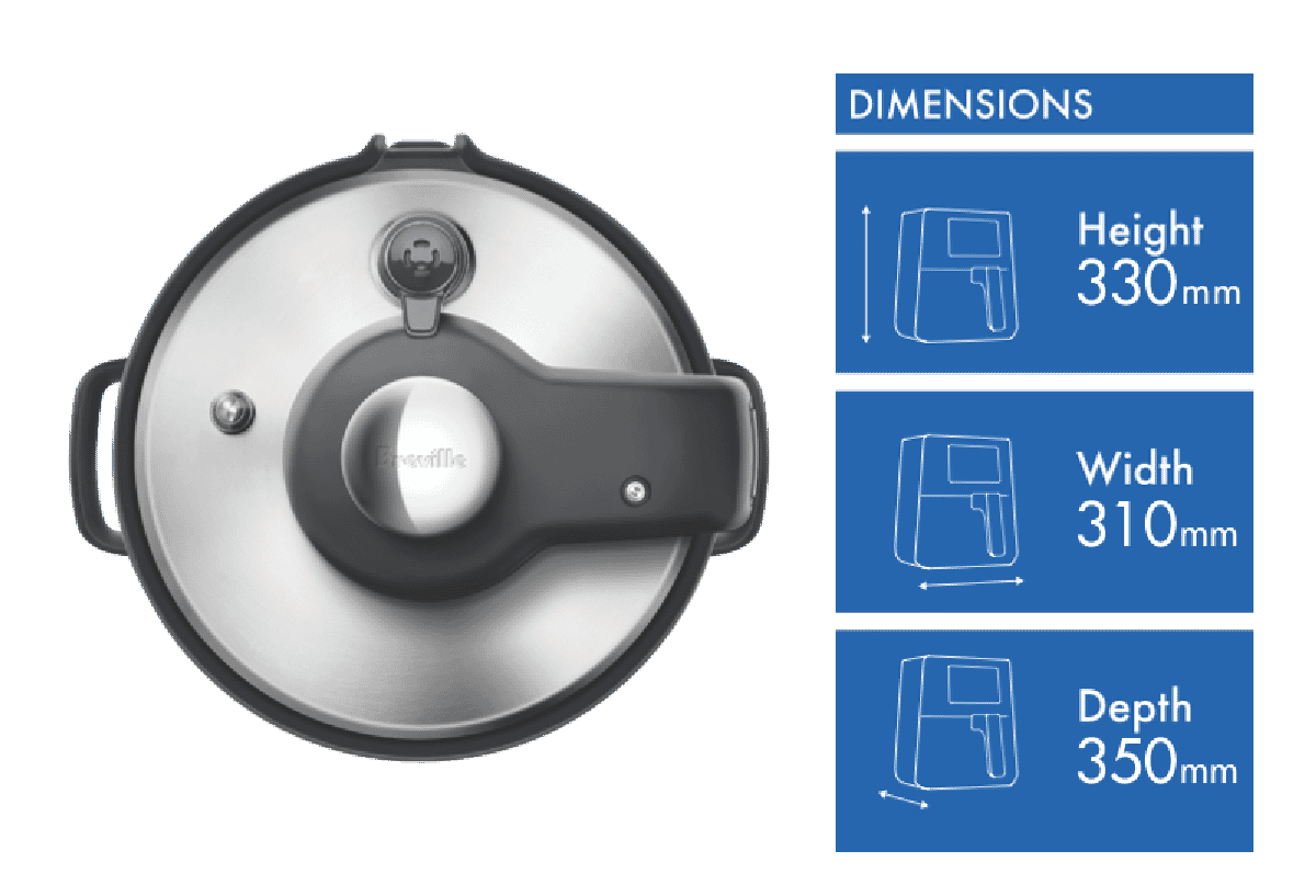 Breville The Fast Slow Go Pressure Cooker