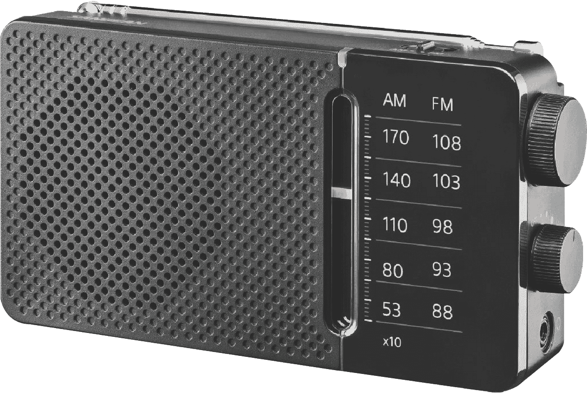 Sangean AM/FM Pocket Radio SR36BK