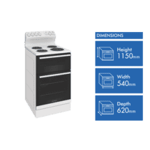 westinghouse 540mm electric upright cooker