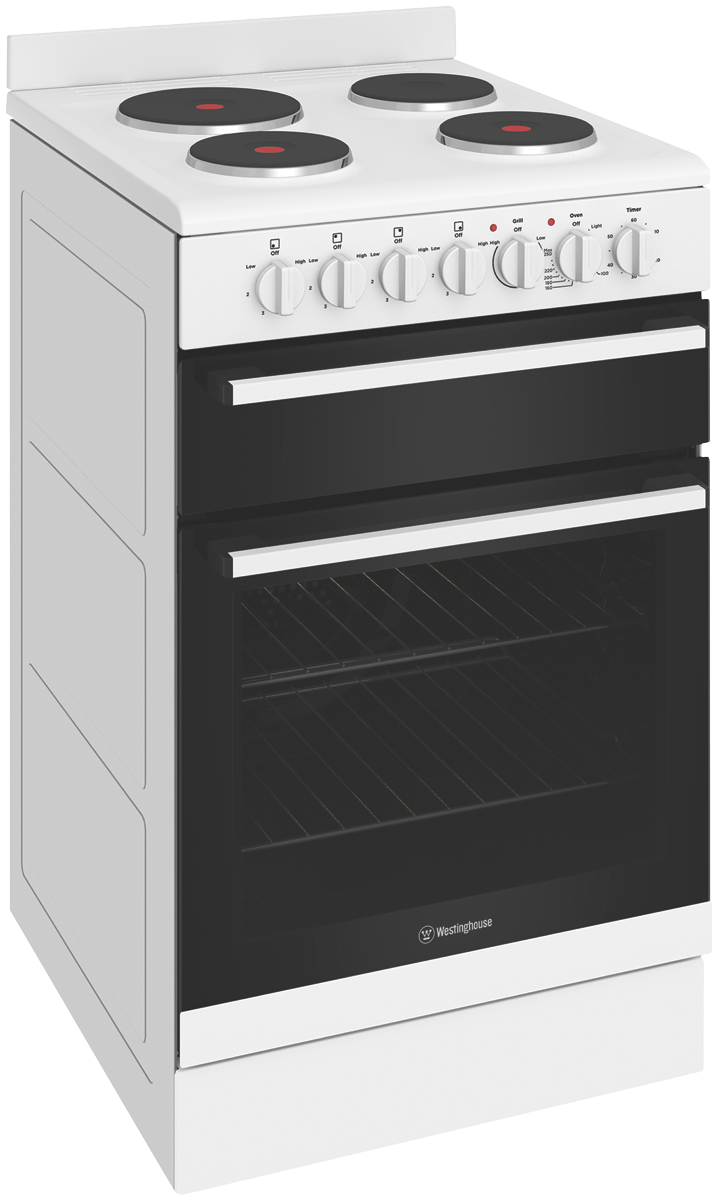 Westinghouse Wfe532wc 54cm Electric Upright Cooker White At The Good Guys