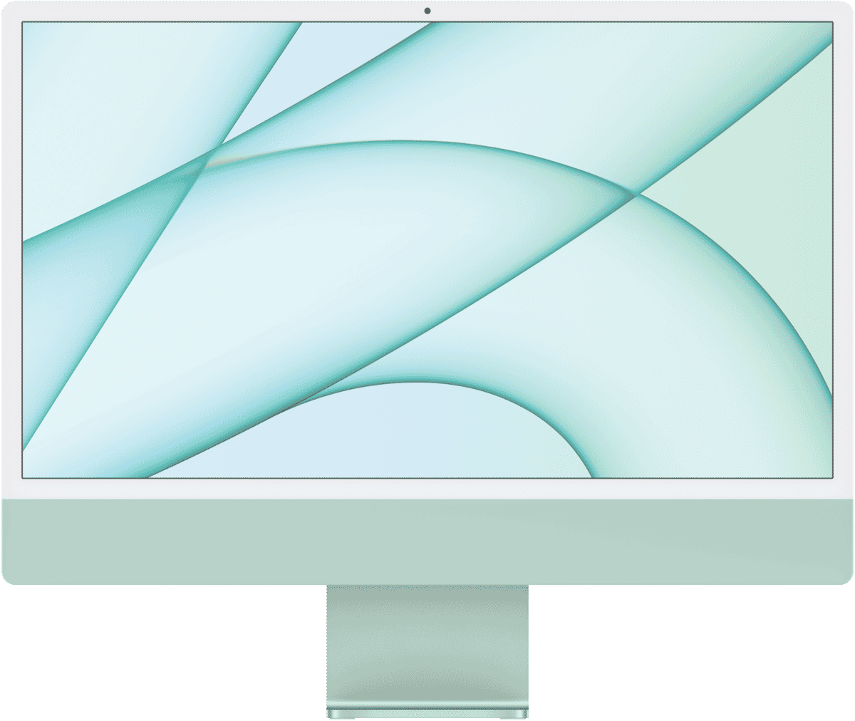 Apple iMac 24' Retina 4.5K Display M1 8 CPU 8 GPU256GB Green