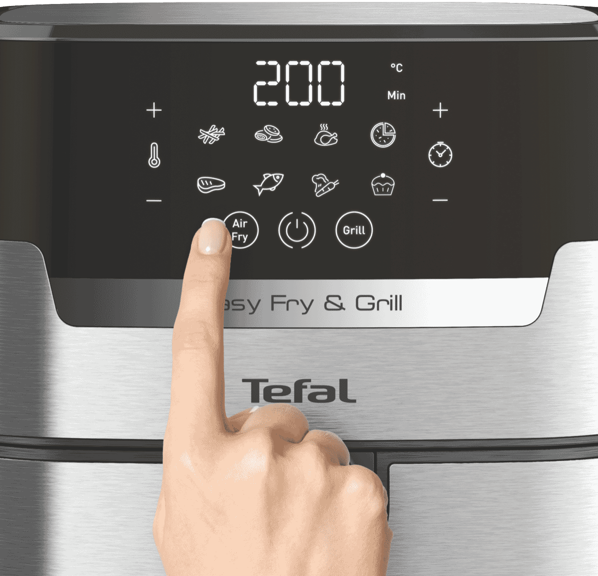 Tefal EY505D Easy Fry & Grill Deluxe Air Fryer at The Good Guys