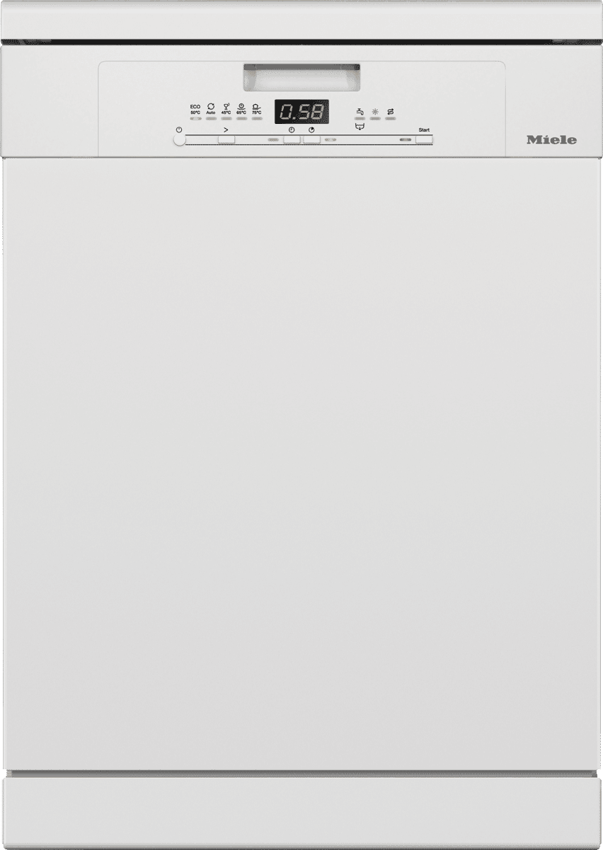 Miele G5000 BK BRWS 60cm Freestanding Dishwasher White at The Good Guys