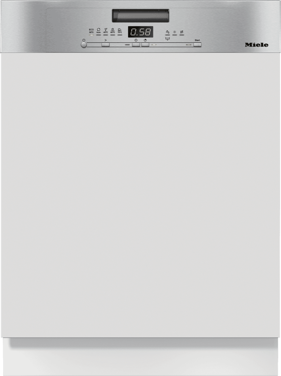 Miele G 5000 BKi CLST 60cm Semi Integrated Dishwasher at The Good Guys