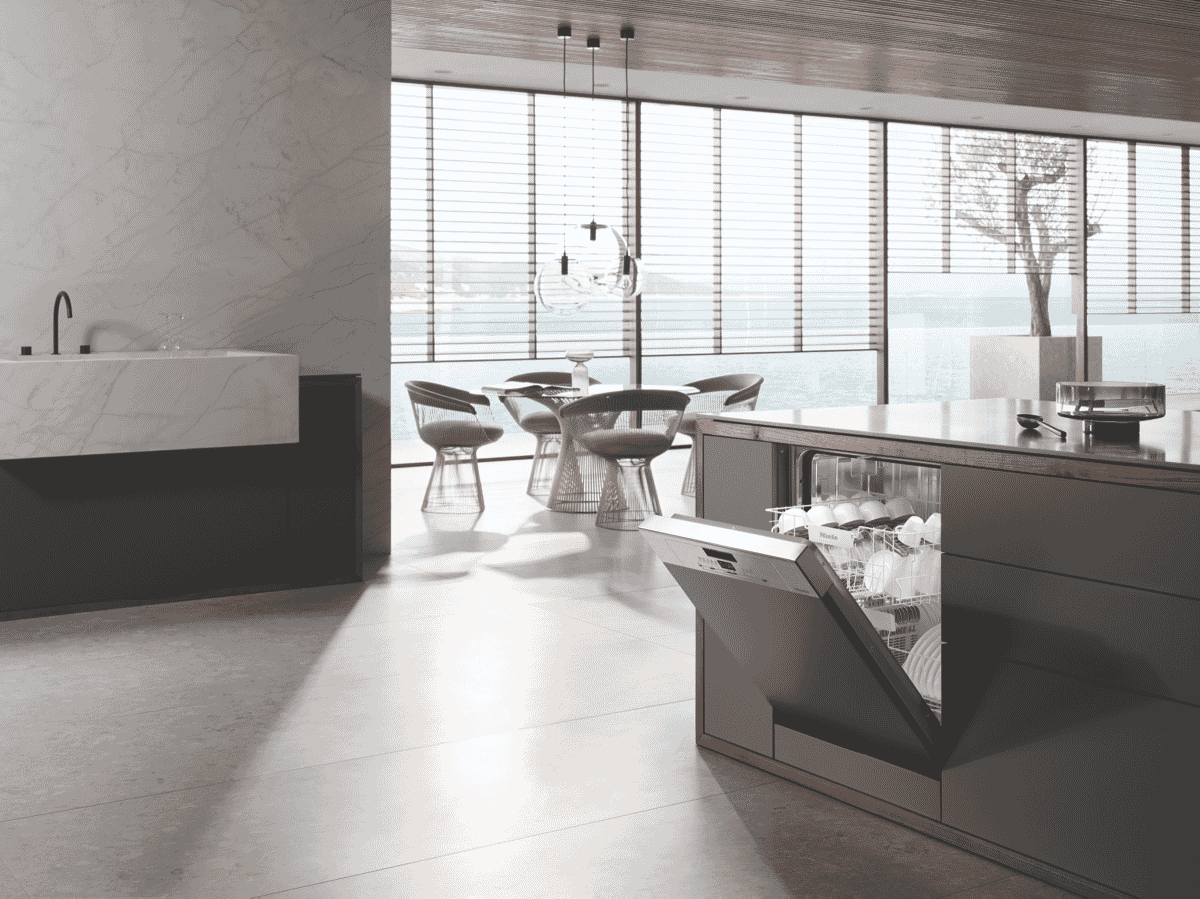 Miele G 5000 BKi CLST 60cm Semi Integrated Dishwasher at The Good Guys