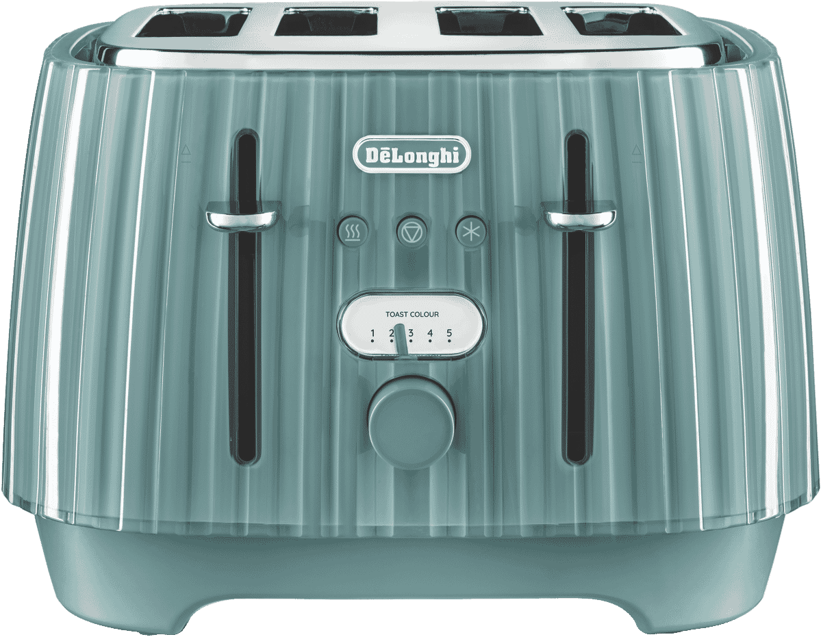 DeLonghi Ballerina 4 Slice Toaster Laguna Green