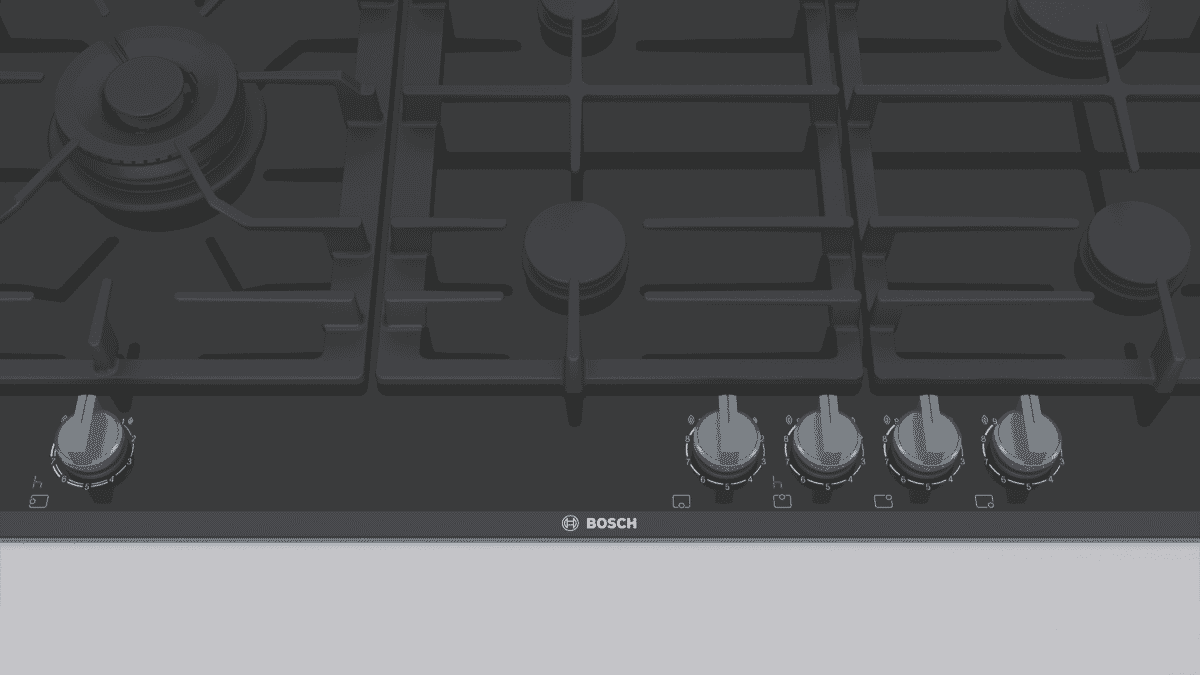 Bosch PRS9A6D70A 90cm Gas on Glass Cooktop at The Good Guys