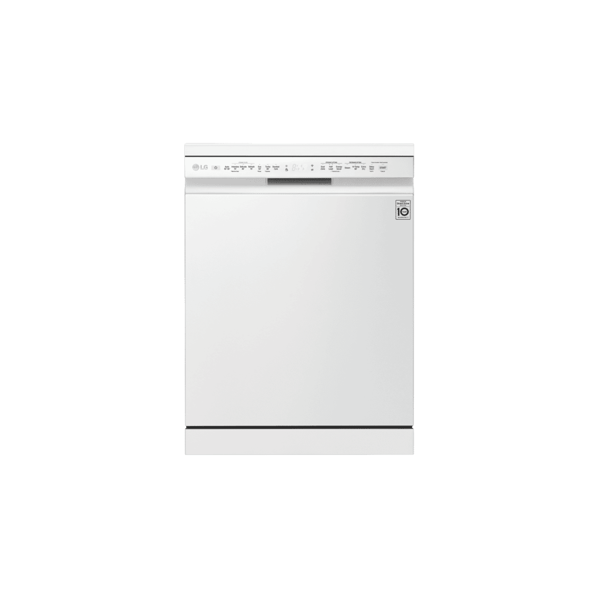 LG XD4B24WH QuadWash White TrueSteam Dishwasher at The Good Guys