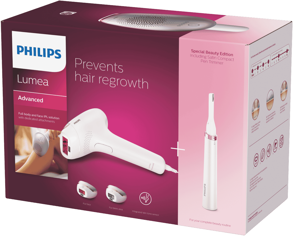 Philips BRI923/00 Lumea Advanced IPL Hair Removal Device At The Good Guys