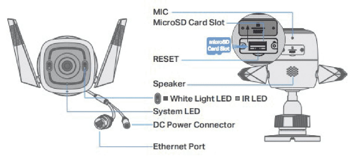 TP-LINK 2k Outdoor Security Wi-Fi Camera (AC Powered)