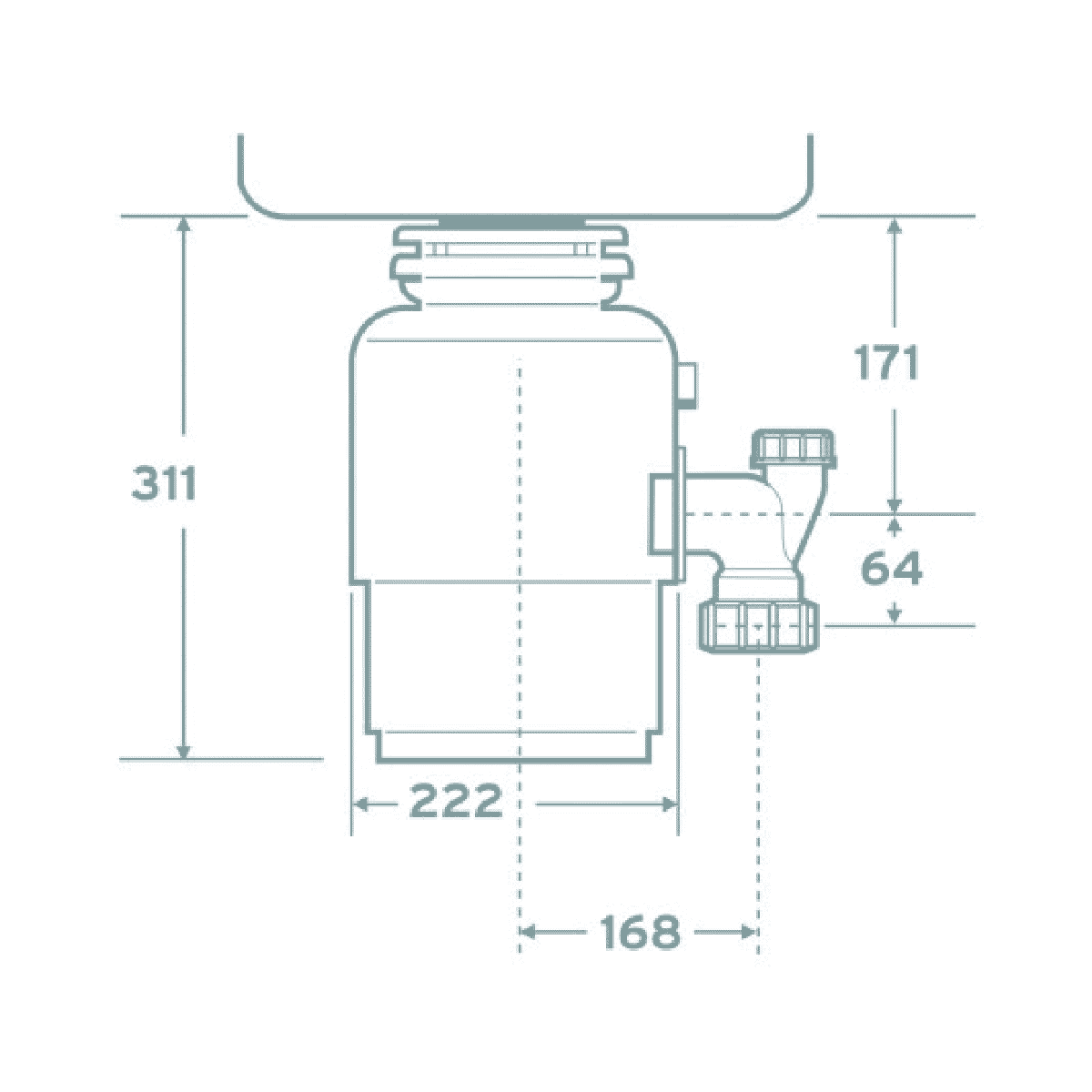 Insinkerator Evolution 150 Food Waste Disposer