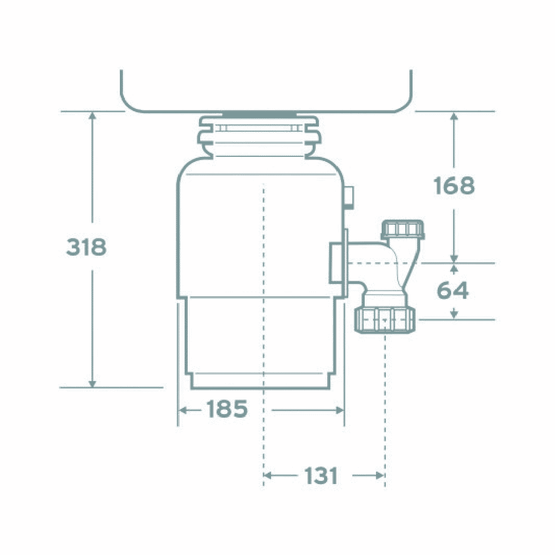 Insinkerator Model 75 Food Waste Disposer 79015K