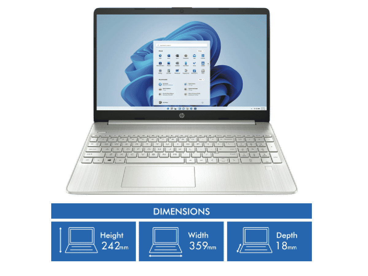 HP 15.6' 11th Gen i5 8GB 256GB Win 11 Laptop