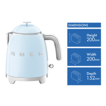 Smeg Retro Style Mini Kettle ,Pastel Green