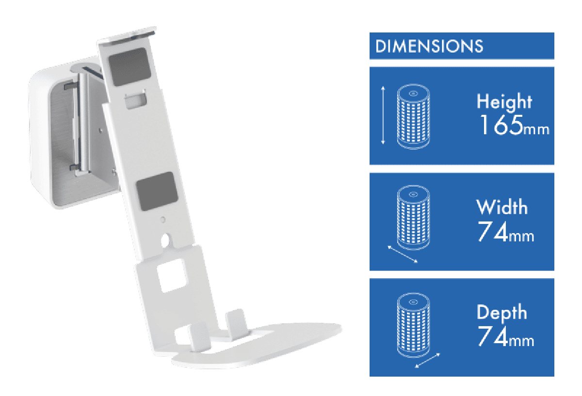 Vogels Wall Mount for SONOS ONE (SL) - White