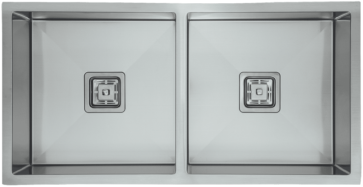 Hafele Squareline Double Bowl Sink