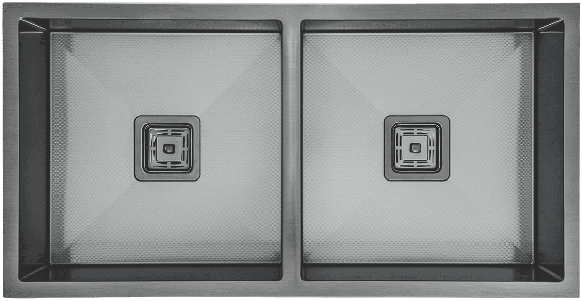 Hafele 567.33.676 Squareline Double Bowl Sink at The Good Guys