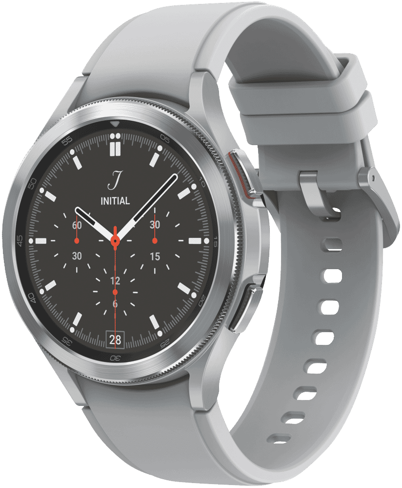 Samsung 11901221785 Galaxy Watch4 Classic BT 46mm - Silver at The Good Guys