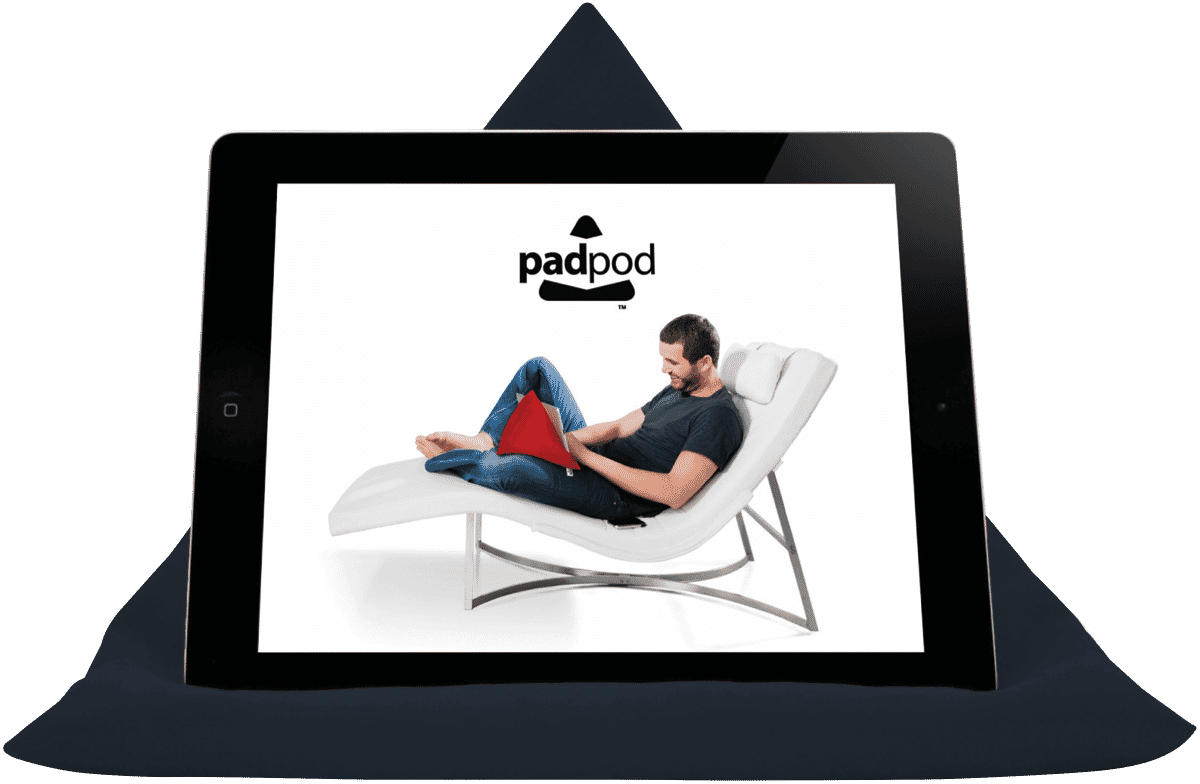 PadPod MultiUse Tablet Stand (Electric Blue)