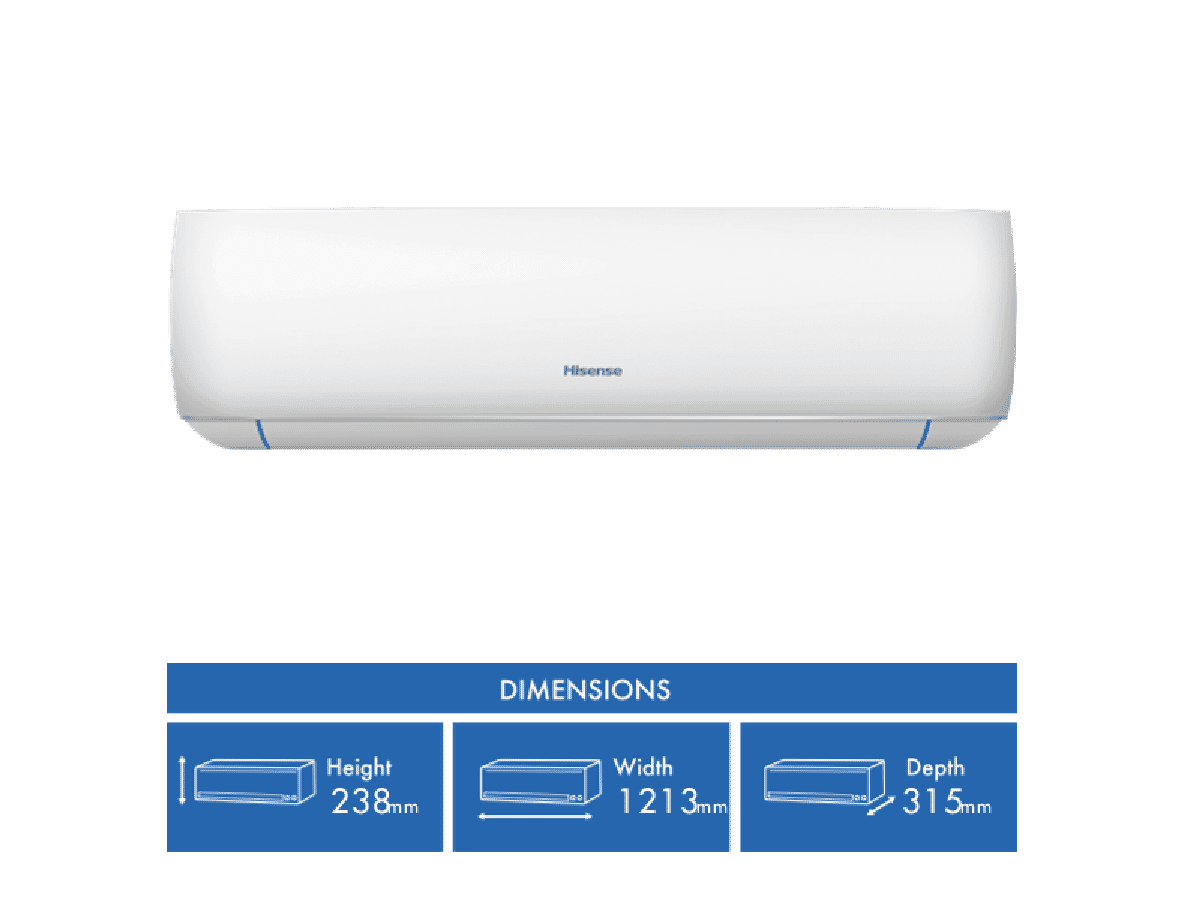 hisense c5 0kw h6 4kw reverse cycle split system