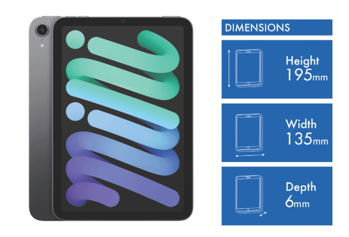 Apple iPad mini (6th Gen) 64GB WiFi Space Grey
