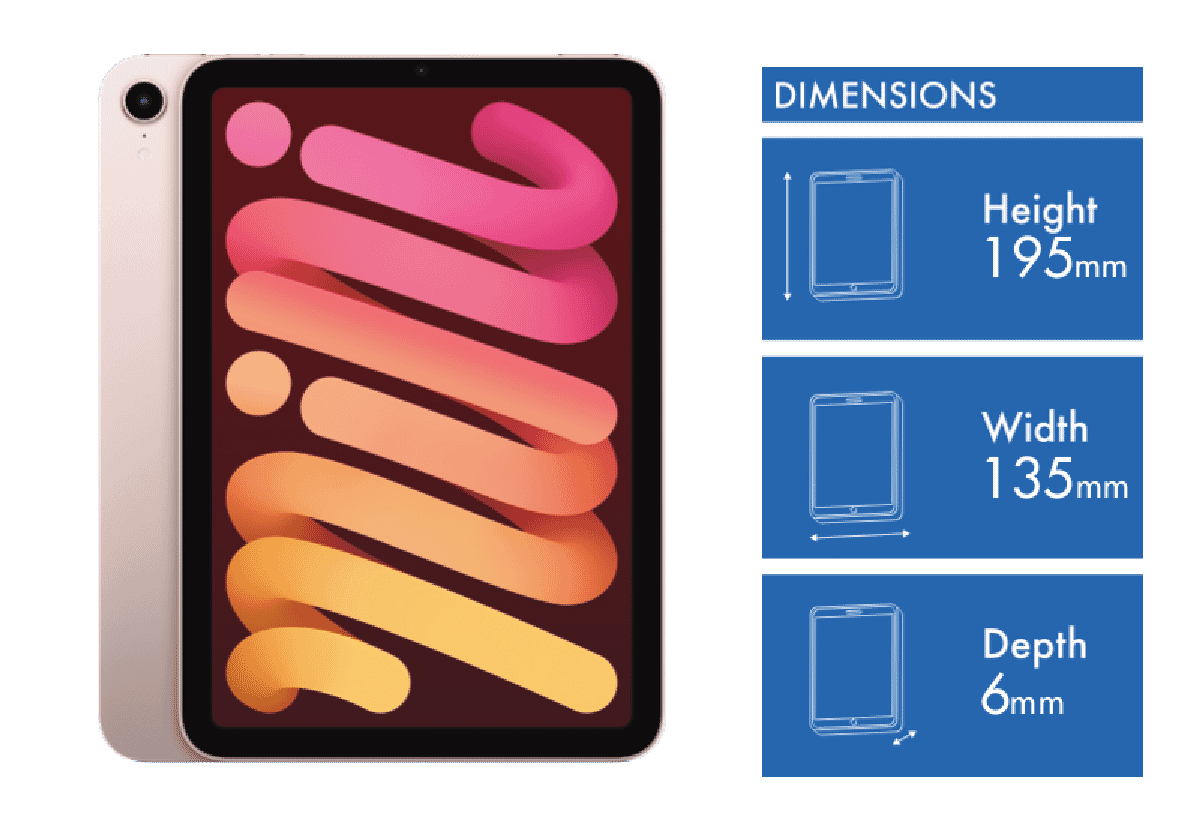 Apple iPad mini (6th Gen) 64GB WiFi Pink