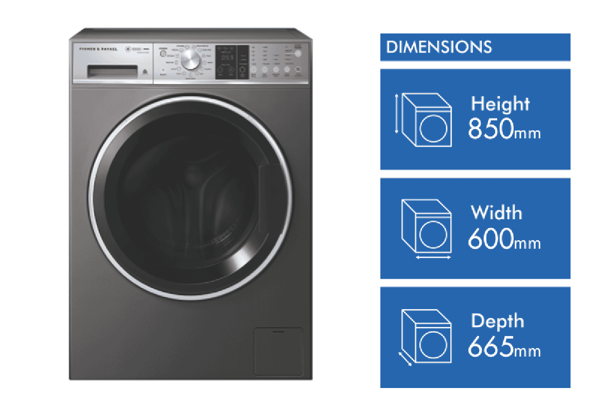 Fisher & Paykel WH1060SG1 10kg Front Load Washer at The Good Guys