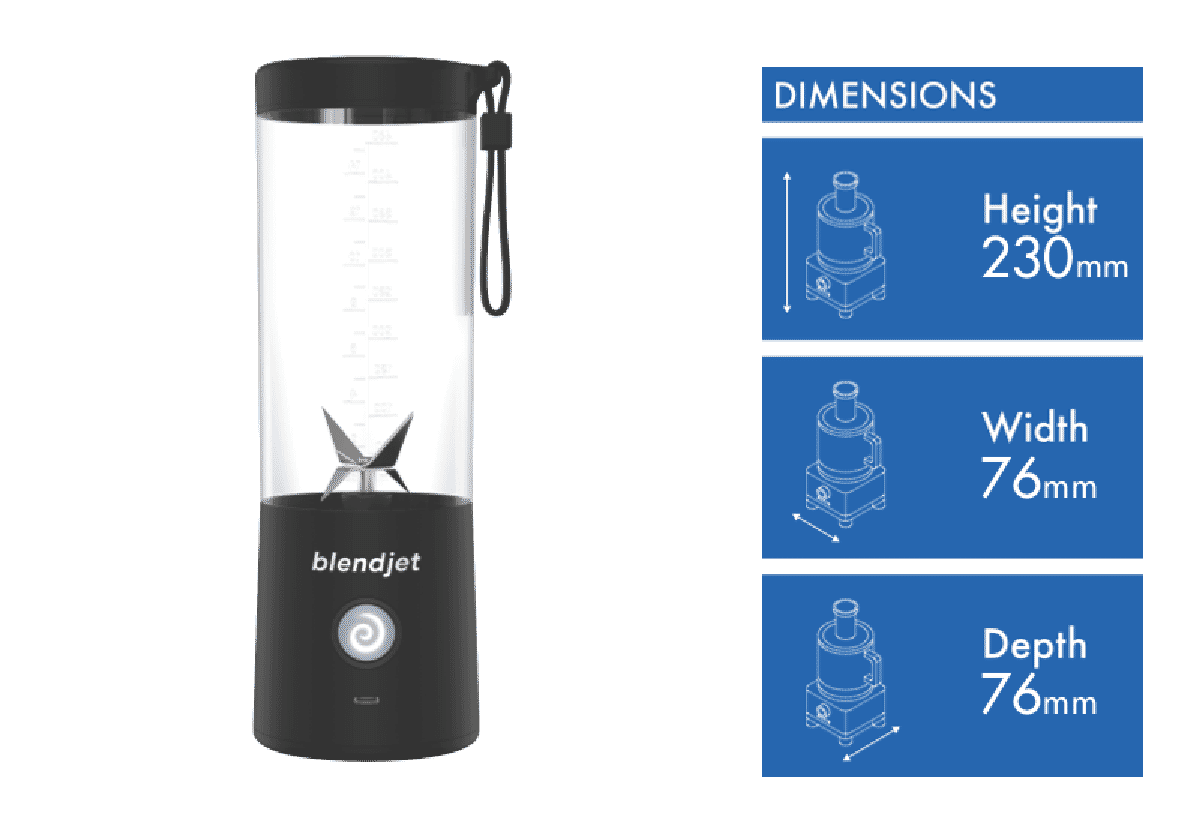 BlendJet 2 Portable Blender - Black