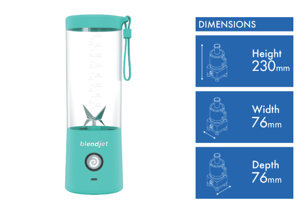 BlendJet 2 Portable Bender - Mint