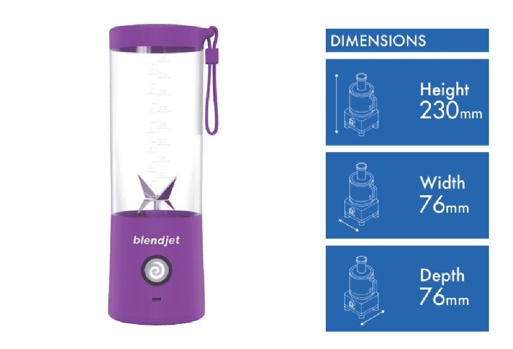 BlendJet 2 Portable Blender - Purple