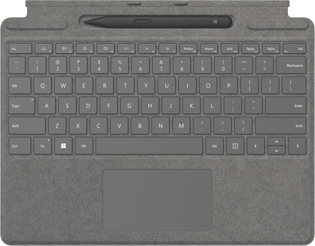 microsoft surface pro x keyboard slim pen