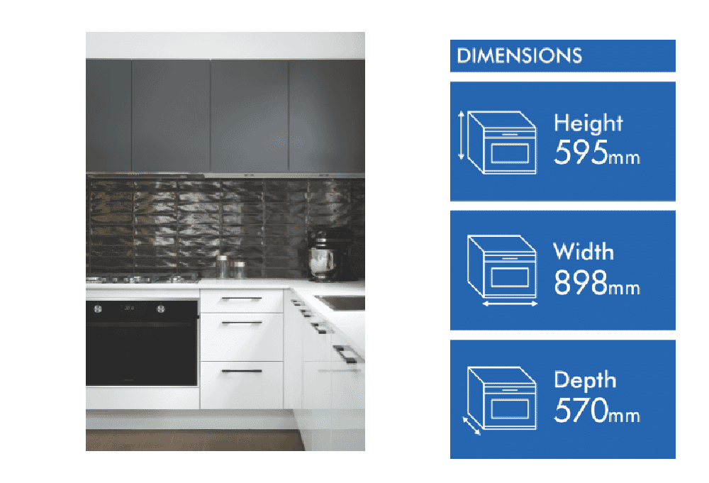 InAlto 90cm Built in Oven