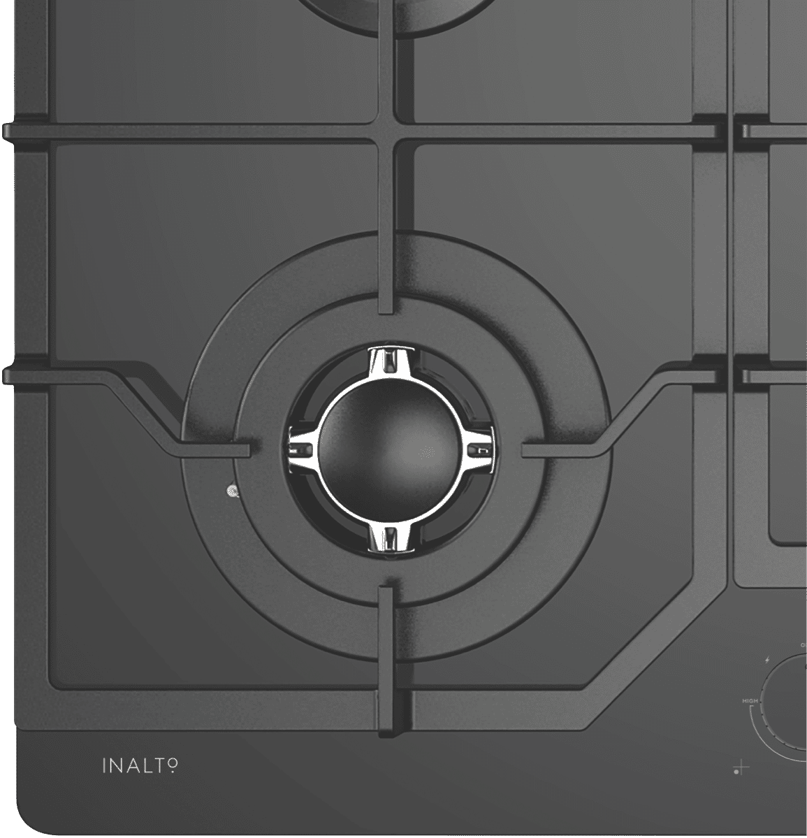 InAlto ICGG604W * 4 Burners including 1 wok burner* Electronic under