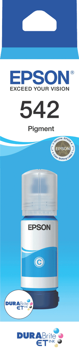 Epson T542 Cyan EcoTank Ink Bottle