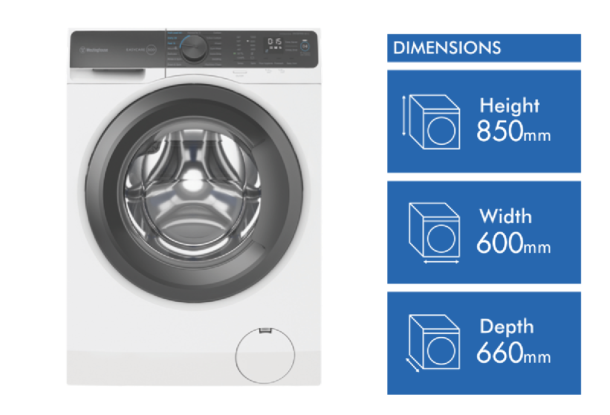 westinghouse 8kg front load washer