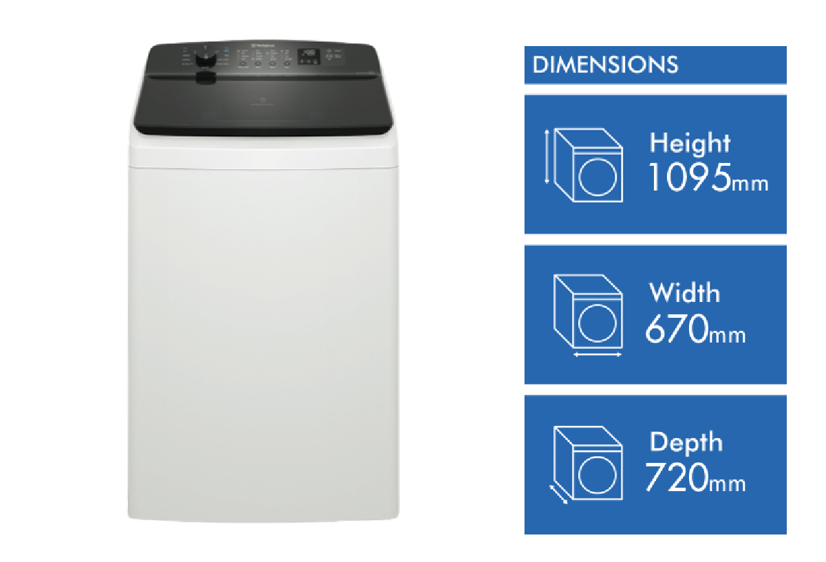 westinghouse wwt1084c7wa 10kg top load washing machine