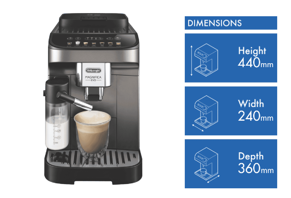 DeLonghi Magnifica Evo Coffee Machine ECAM290.83.TB