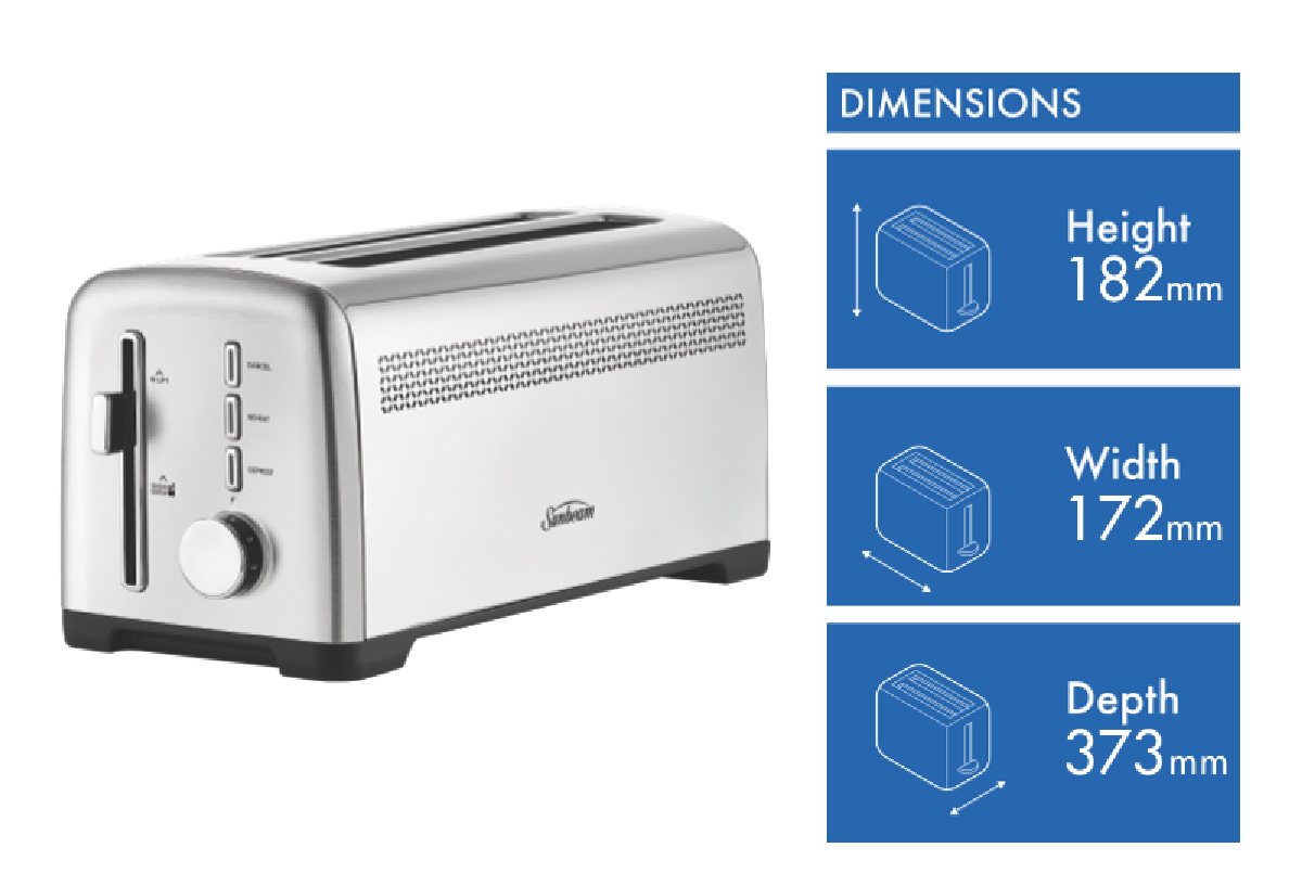 Fresh Start™ 4 Slice Toaster, TAM1003SS