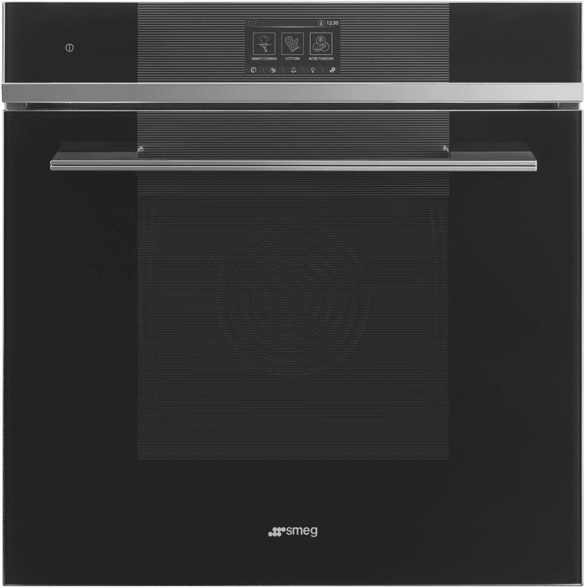 Smeg SOPA6104S2PN 60cm Linea Pyrolytic Steam Oven Black at The Good Guys