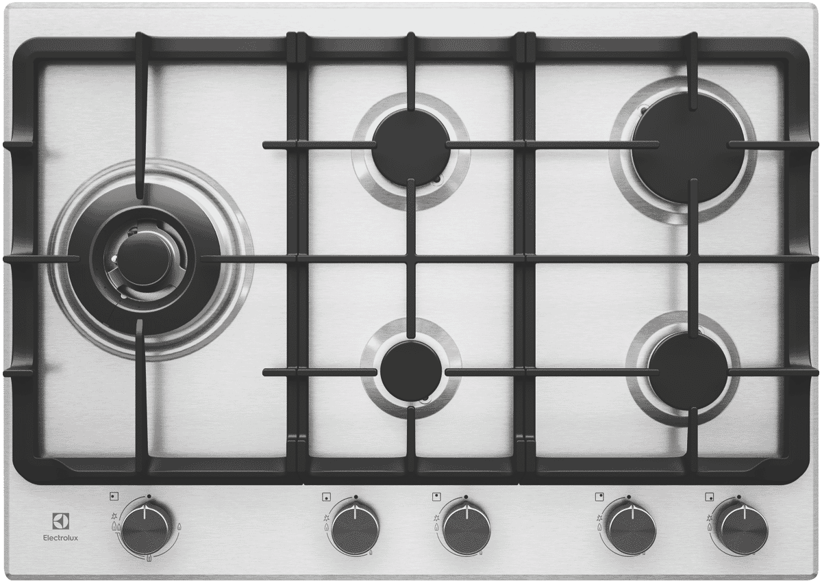 Electrolux EHG755SE 75cm Gas Cooktop Stainless Steel at The Good Guys