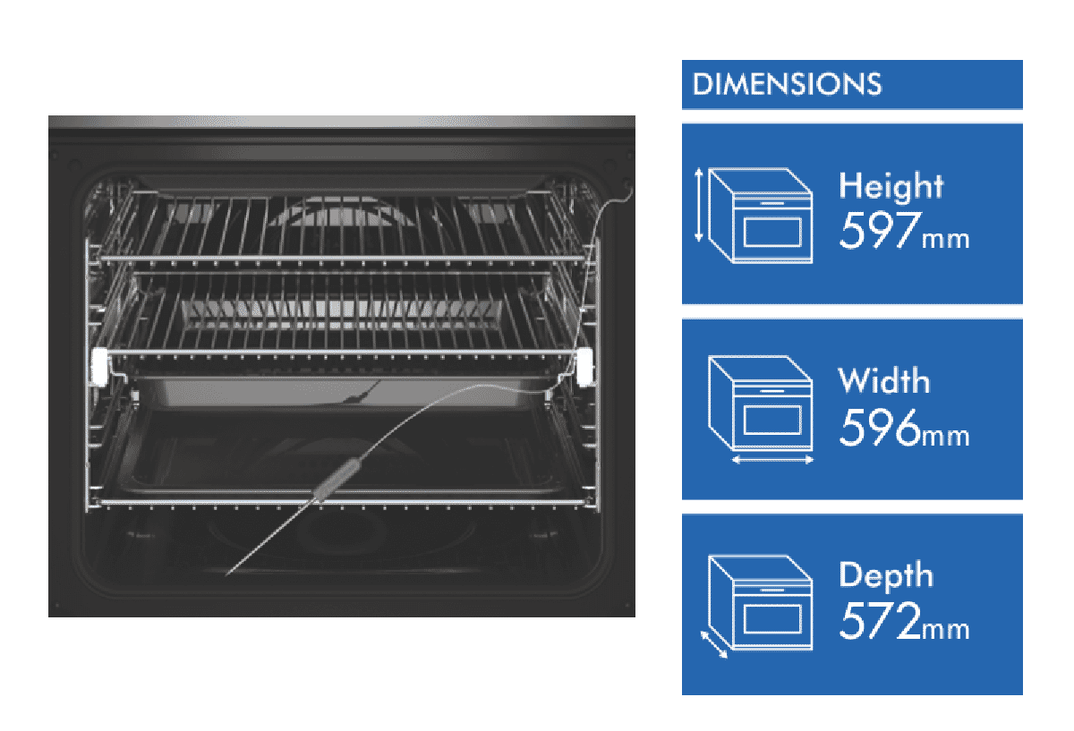 Electrolux 60cm Multifunction Oven Dark Stainless