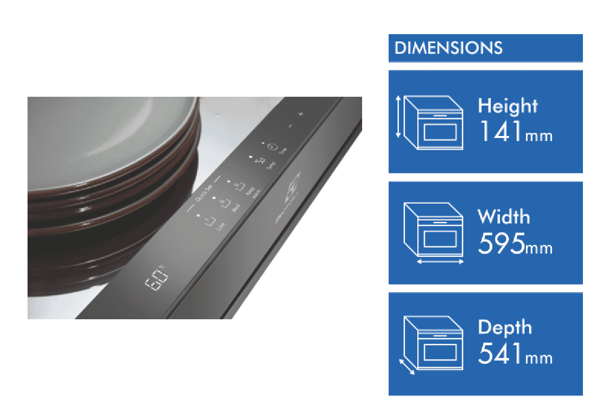 Electrolux 14cm Built-In Warming Drawer