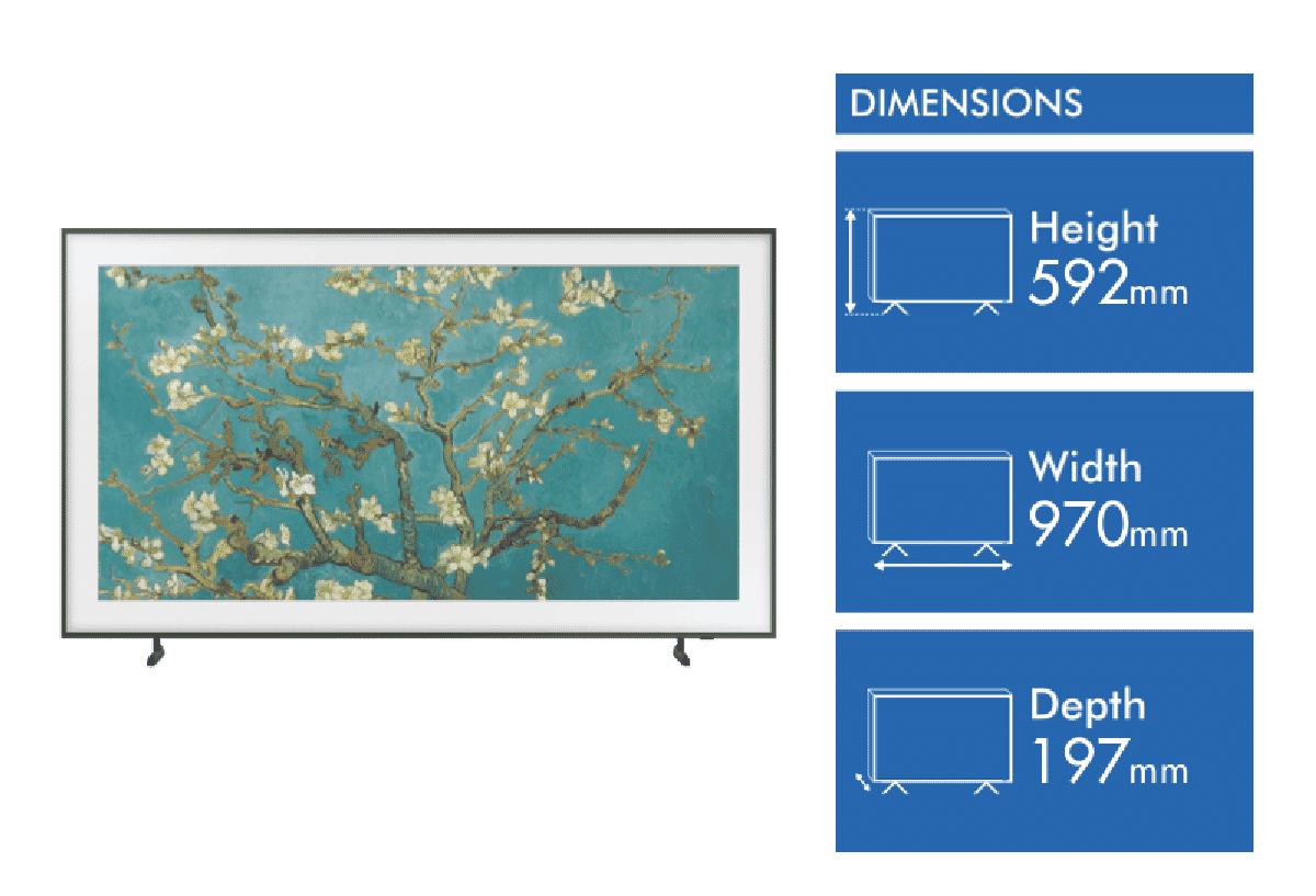 Samsung 43' LS03B 4K The Frame QLED Smart TV 22