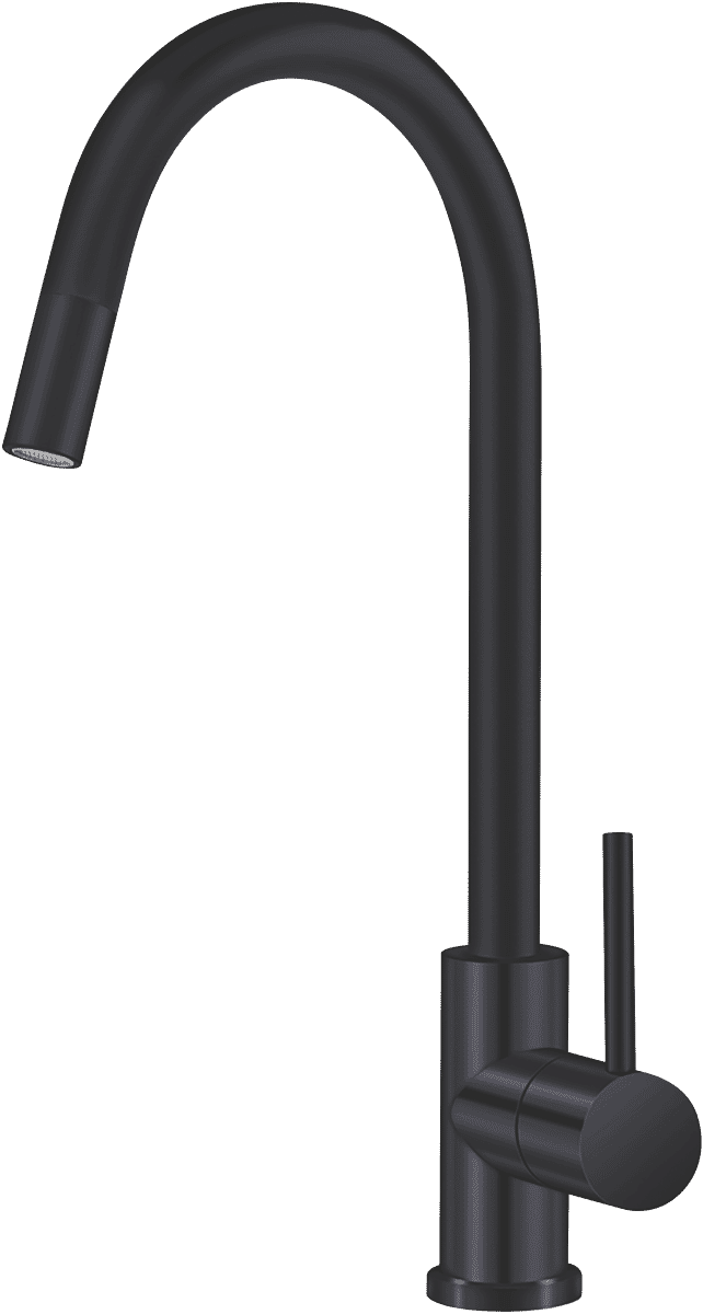 Hafele Mixer Tap Black PVD Brushed Stainless Steel 566.68.340