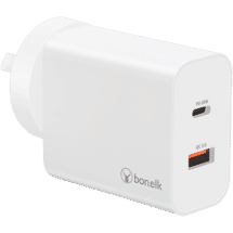 BonelkWall Charger USB-C + USB-A - White50080756
