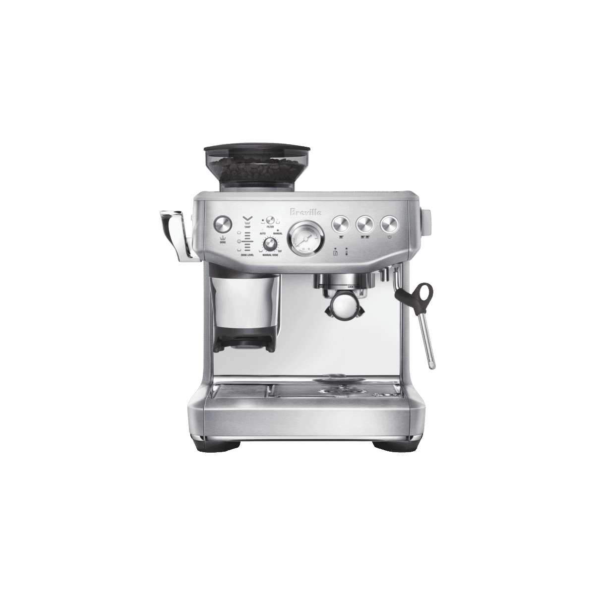 Breville BES876BSS4IAN1 Barista Express Impress Brushed Stainless Steel at The Good Guys