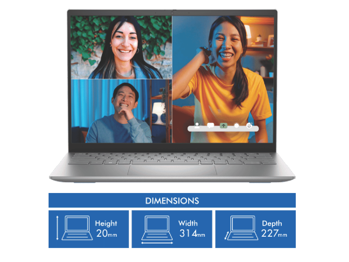 Dell Inspiron 14' 12th Gen i5 8GB 512GB SSD Win 11 Laptop