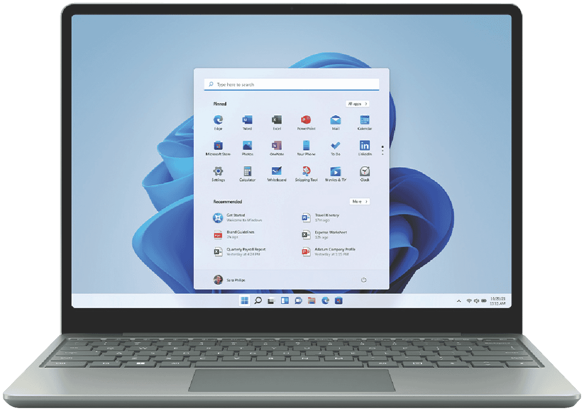 Microsoft Surface Laptop Go 2 i5 8GB 256GB Win 11 Laptop - Sage