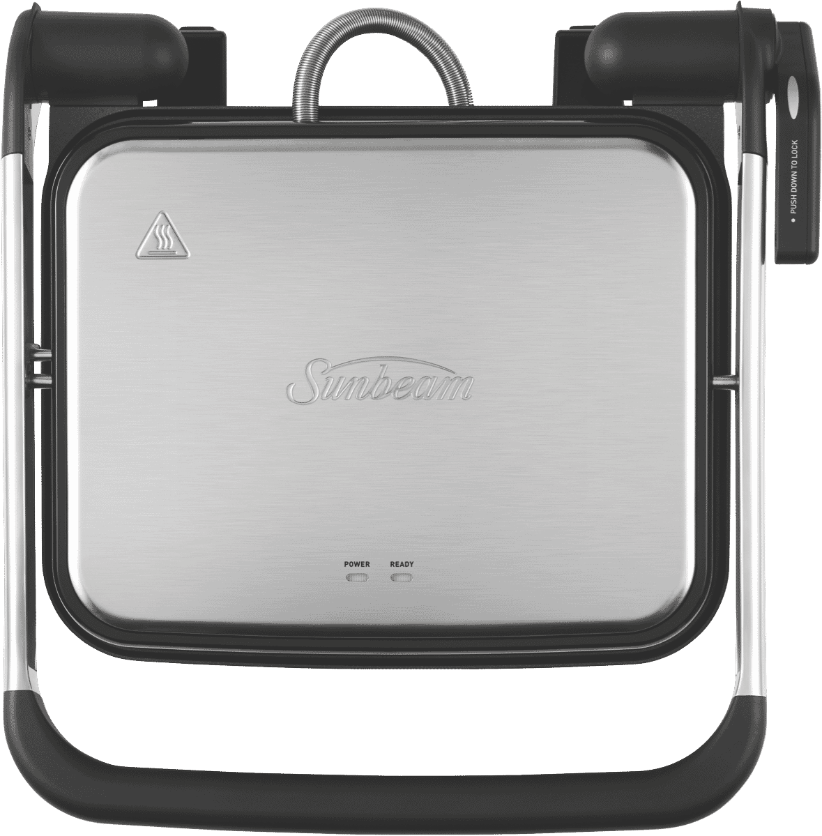 Sunbeam SPM4000SS Cafe Style Sandwich Maker 4 Slice at The Good Guys