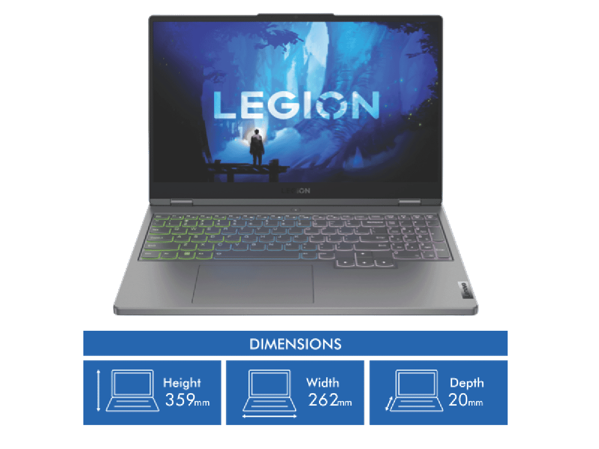 Lenovo Legion 5i 15.6' i7 16GB 512GB RTX 3050 Ti 4GB Win 11 Gaming Laptop